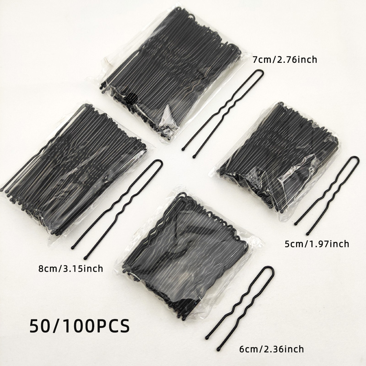 Tech Accessories Women - 50/100 PCS Women 5/6/7/8 cm Hair