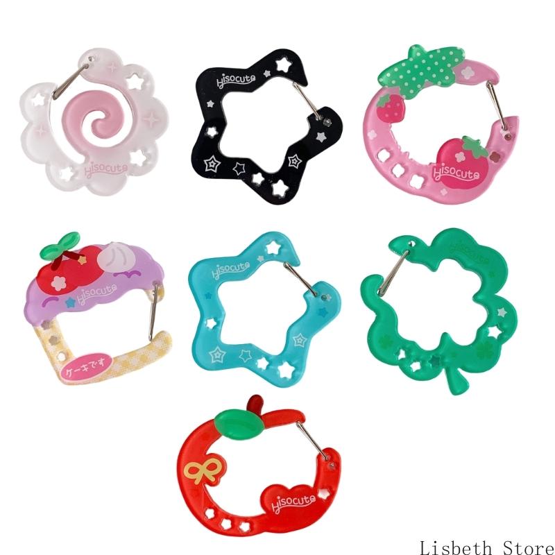 Tech Girl Accessories - Lightweight Acrylic Carabiner Keychain Backpack Pendant