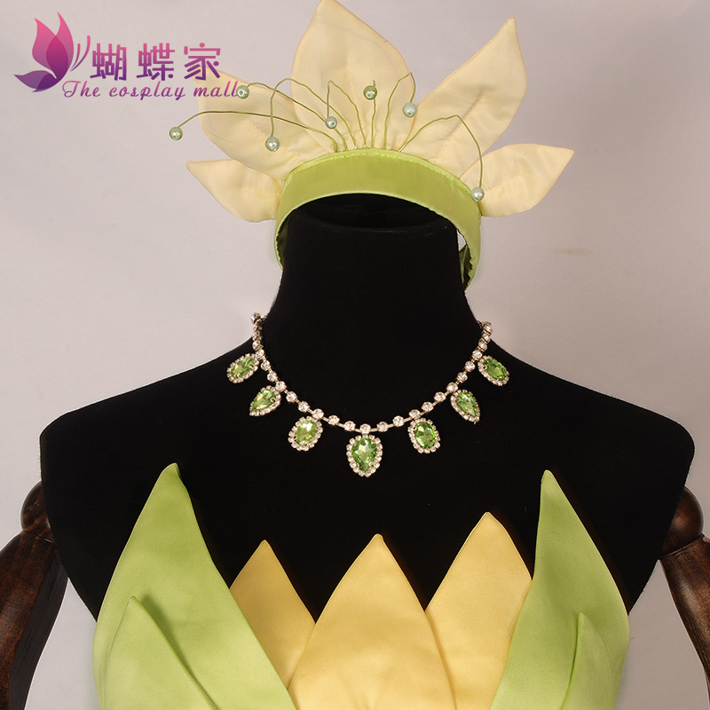 Princess Tiana Dress Cosplay C - Tech Accessories Women recension och pris