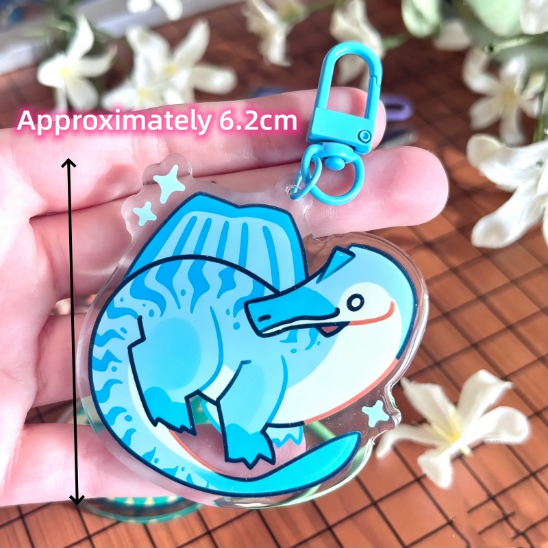 Cartoon Dinosaur Acrylic Keyri - Tech Girl Accessories recension och pris