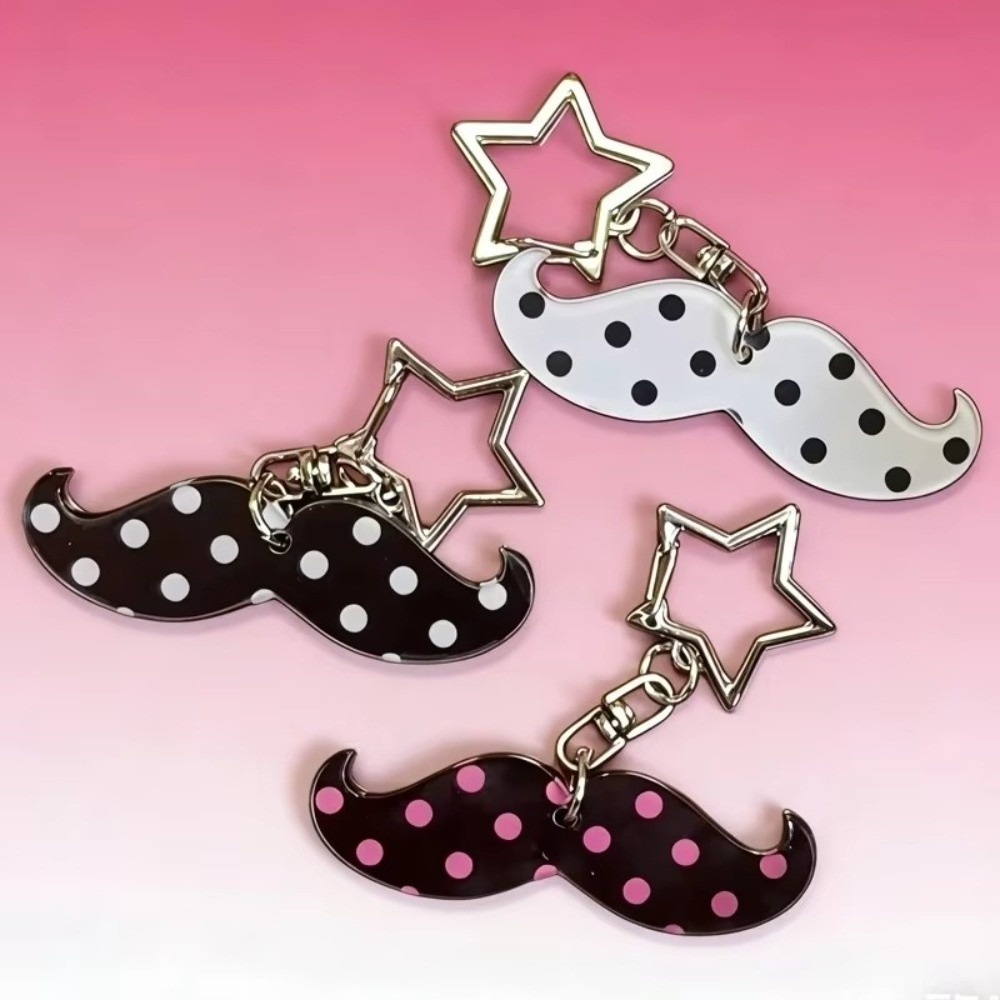 Cute Beard Keychain Versatile  - Tech Girl Accessories recension och pris