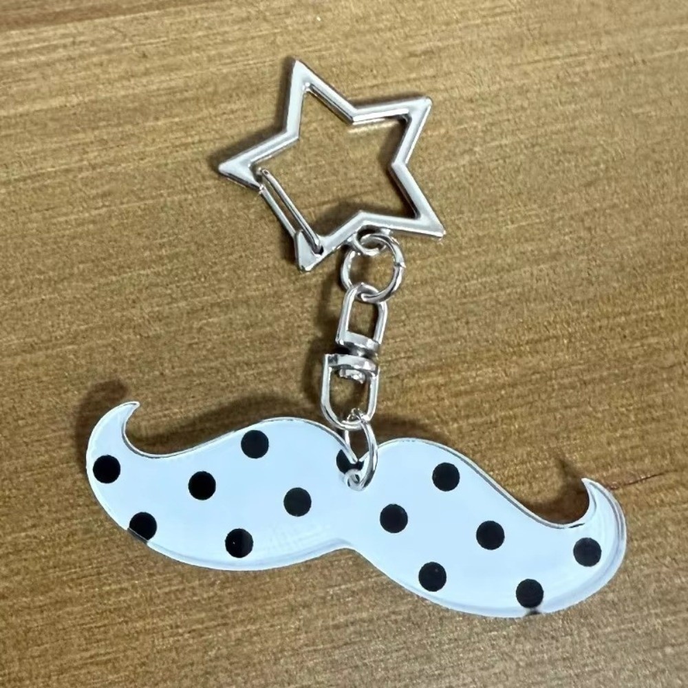 Cute Beard Keychain Versatile  - Tech Girl Accessories recension och pris