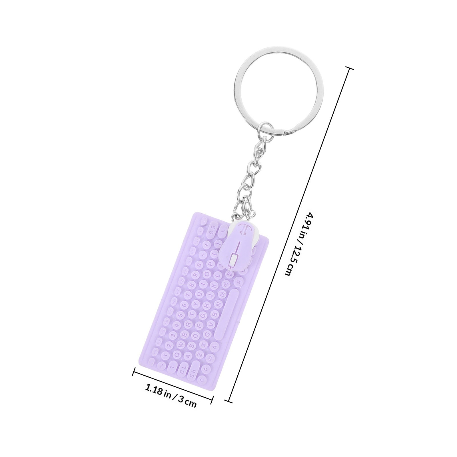 Mini Keyboard Mouse Keychain C - Tech Girl Accessories recension och pris