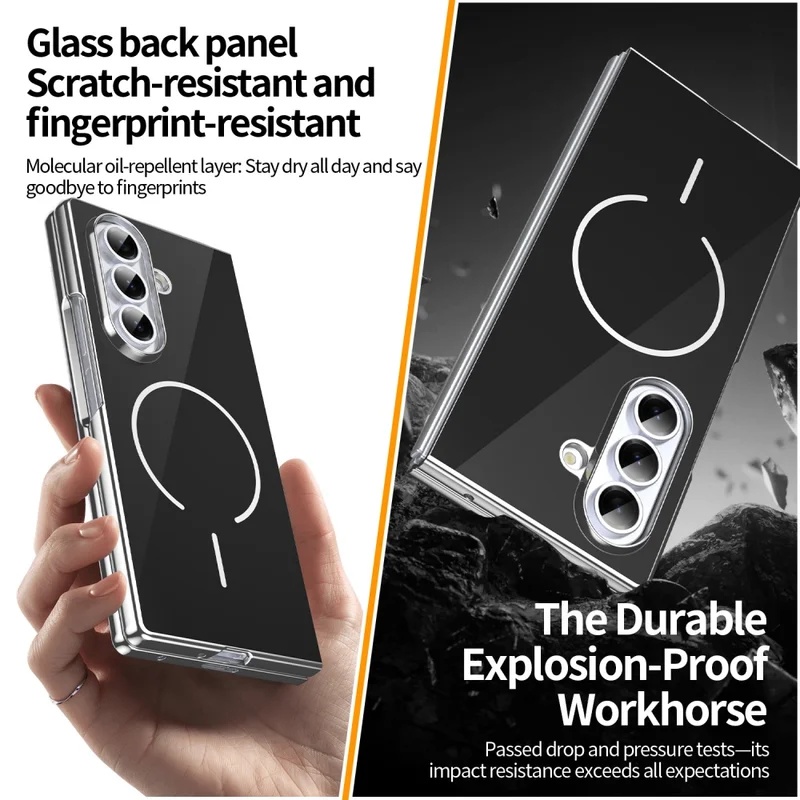 Glass Magnetic Folding Phone C - Tech Accessories Dropshipping recension och pris