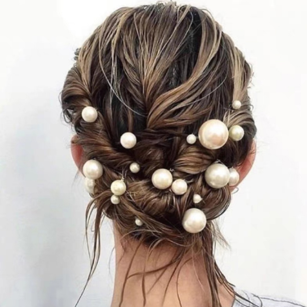 Pearl Crystal Hair Pins Comb S - Tech Accessories Women recension och pris