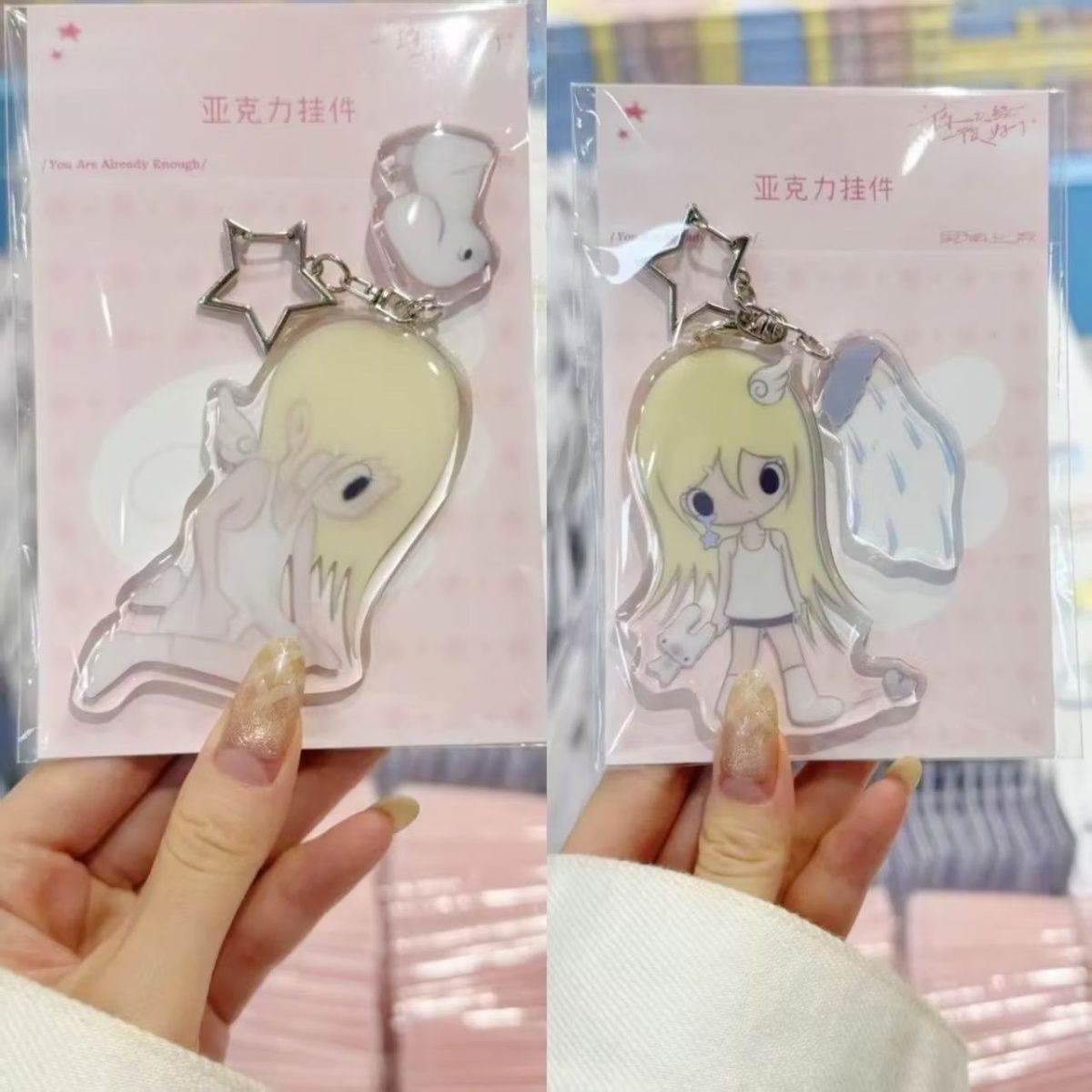 Japanese Angel Girl Acrylic Ke - Tech Girl Accessories recension och pris