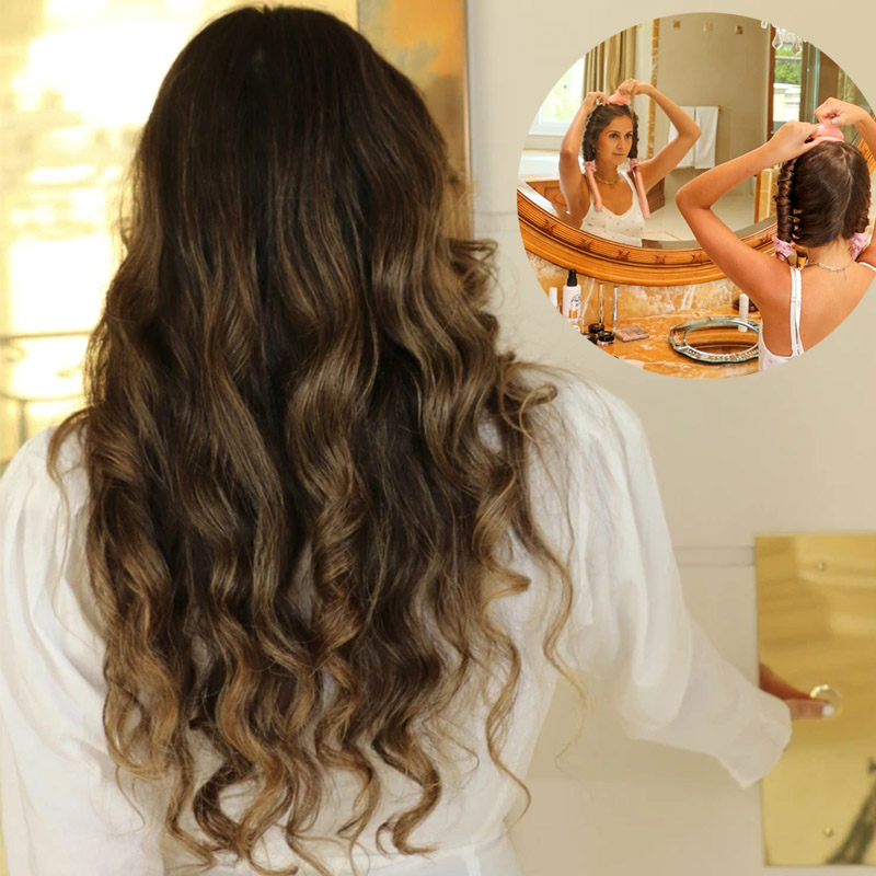 1-2Set Woman Heatless Curling  - Tech Accessories Women recension och pris