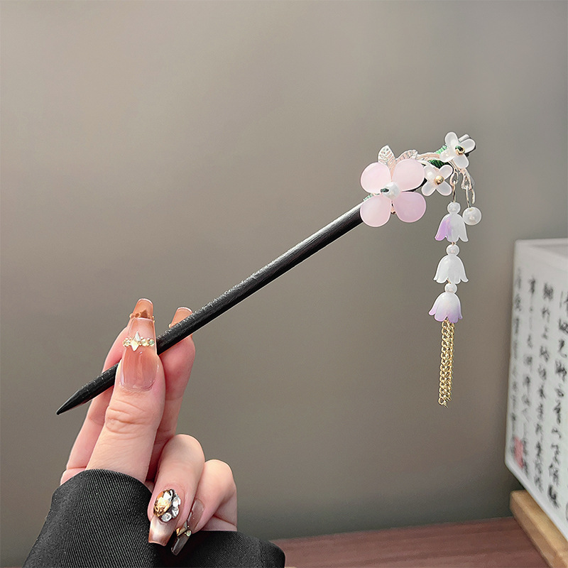 Classic Tassel Hair Stick Blac - Tech Accessories Women recension och pris